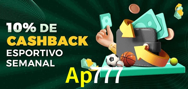 10% de bônus de cashback na Ap777